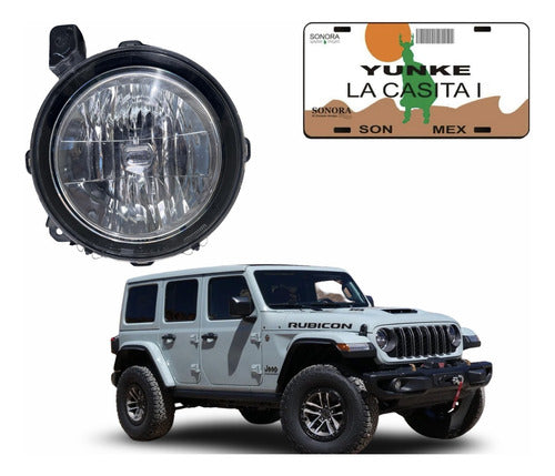 Faro Rh Jeep Wrangler 2024 Original 55112872ag Blanco