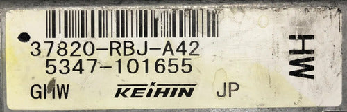 Pcm Computadora Honda Insight 1.3l 2011 37820-rbj-a42 (hw)
