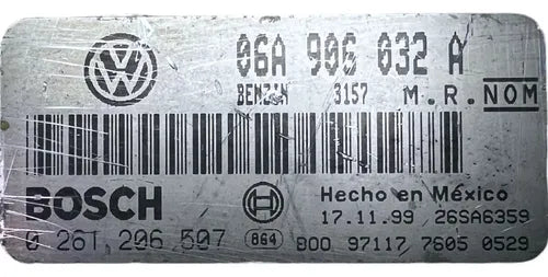Computadora Vw Jetta 2.0l A/t 2000-2001 06a 906 032 A