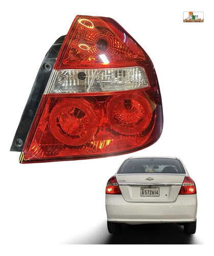 Calavera Rh Chevrolet Aveo 2012-2018 Derecho/pasajero Rojo