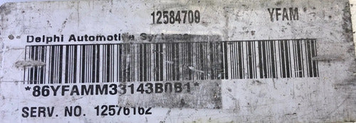 Pcm Computadora Cavalier Z24 2.4l 2003-2005 12584709 (yfam)