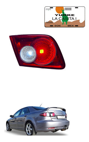 Calavera Lh Mazda 6 03-05 Izquierdo/conductor Rojo