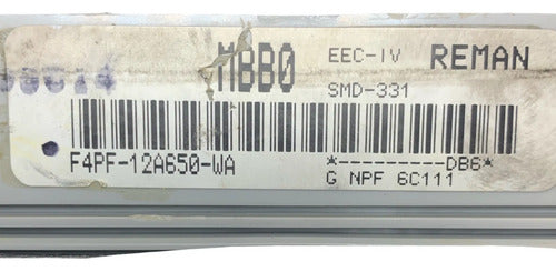 Pcm Computadora Ford Ranger 3.0l M/t 1994 F4pf-12a650-wa