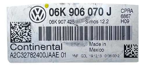 Pcm Computadora Vw Passat 1.8l A/t 13-15 06k 906 070 J