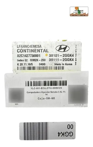 Computadora Hyundai Sonata 2.4l 11-14 39101-2ggk4