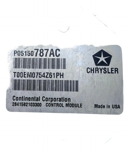 Pcm Computadora Dodge Charger 3.6 A/t 2014 P05150787ac P1