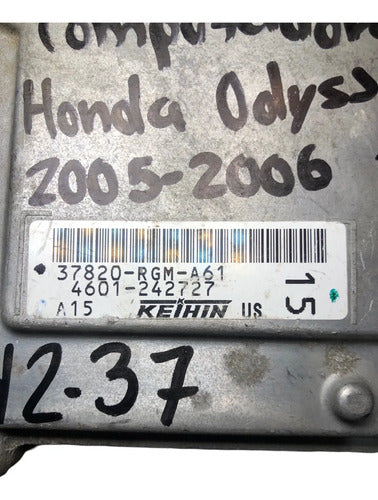 Pcm Computadora Honda Odyssey 3.5l 05-06 37820-rgm-a61 (15)