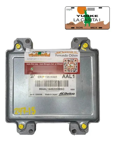 Pcm Computadora Chevrolet Aveo 1.6l 2010 12636385 (aal1)