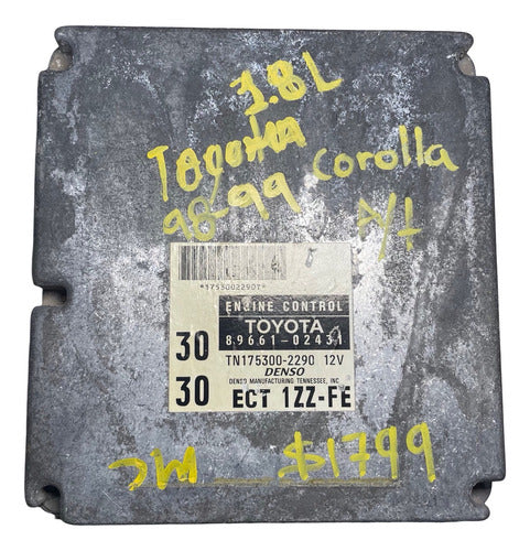 Computadora Toyota Corolla 1998-1999 1.8l A/t    89661-02431