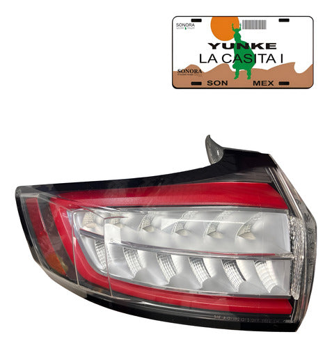Calavera Lh Ford Edge 2015-2018 Ft4b-13405-a Izquierdo/conductor Rojo