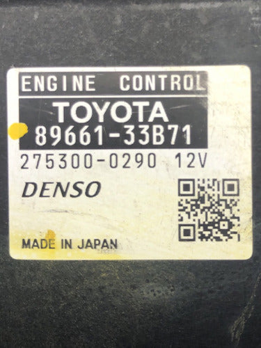 Computadora Toyota Camry 2.4l 07-08 89661-33b71