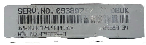 Pcm Computadora Chevrolet Malibu 99-02 09380717 (dbuk)