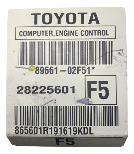 Computadora Toyota Corolla 1.8l A/t 09-10 89661-02f51 (f5)