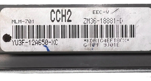Pcm Computadora Mazda Protege 1.8l 00-03 Yu3f-12a650-xc