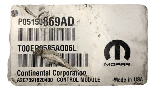 Computadora Dodge Challenger 6.4l 2015 P05150869ad