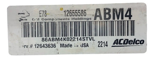 Pcm Computadora Chevrolet Sonic 1.4l 2013 12655586 (abm4) P3