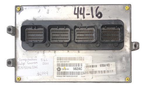 Computadora Dodge Caravan 3.6l 2011 P05150562ac