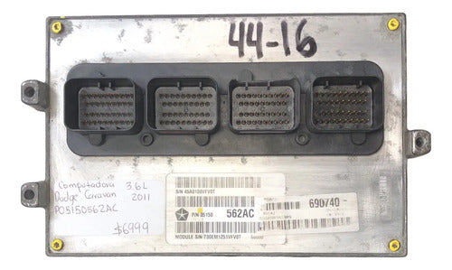 Pcm Computadora Dodge Caravan 3.6l 2011 P05150562ac