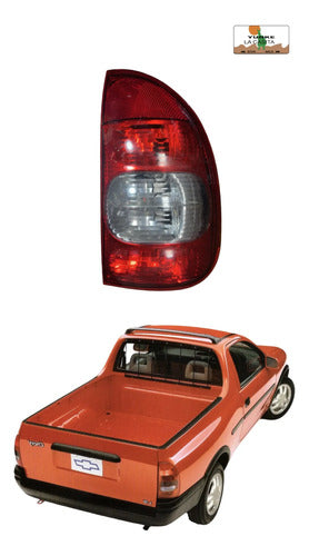 Calavera Rh Chevy Pick Up 2001-2003 Derecho/pasajero Rojo