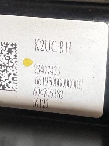 Calavera Rh Chevrolet Tahoe 2015-2020 23407433 Rojo Derecho/pasajero