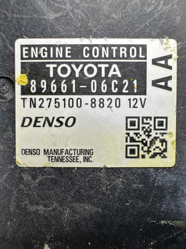Pcm Computadora Toyota Camry 3.5l 2007 P1