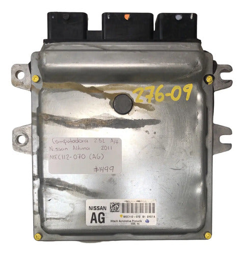Pcm Computadora Nissan Altima 2.5l 2011 Mec112-070 (ag) P3