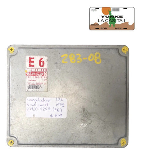 Pcm Computadora Suzuki Swift 1.3l 1995 33920-52gs (e6)