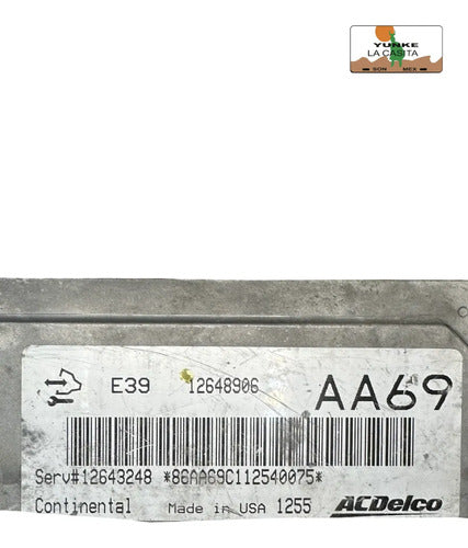 Pcm Computadora Chevrolet Impala 3.6l 12 12648906 (aa69) P2