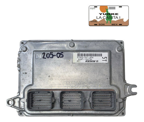 Computadora Honda Accord 14-15 2.0l Aut 37820-5k1-a56