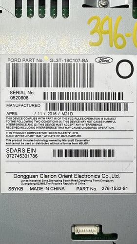 Radio Receptor Ford F-150 2015-2020 GL3T-19C107-BA