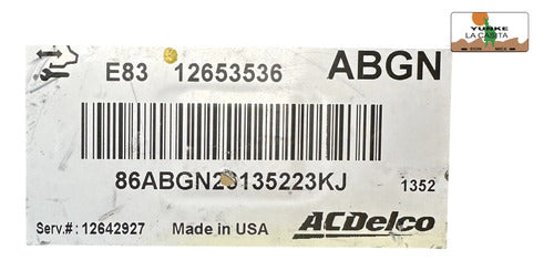 Computadora  Chevrolet Sonic 1.8l A/t 2012 12653536 (abgn)