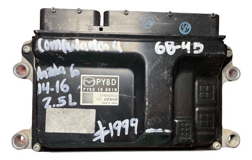 Computadora Mazda 6 2.5l 14-16 Py8d 18 881b