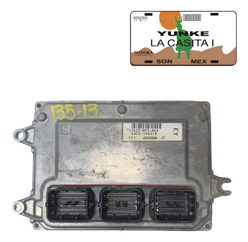Computadora Honda Fit 1.5l A/t 2010 37820-rp3-a64 (ey)