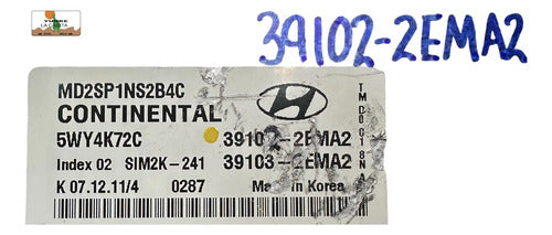 Computadora  Hyundai Elantra 1.8l A/t 11-13 39102-2ema2