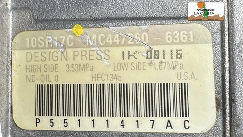 Compresor Dodge Grand Caravan 3.8l 08-10 Mc447260-6361