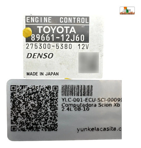 Pcm Computadora Scion Xb 2.4l 08-10
