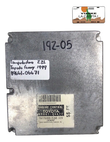 Computadora Toyota Camry 2.2l 1999 89661-06671