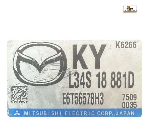 Computadora Mazda 3 2.3l M/t 2007-2009 L34s 18 881d (ky)