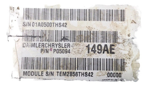Pcm Computadora Jeep Liberty 3.7l 2007 P05094149ae