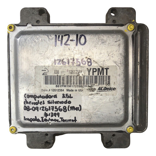 Computadora Chevrolet Silverado 3.5l 08-09 12617568 (ypmt)