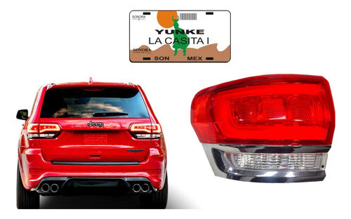 Calavera Lh Original Jeep Grand Cherokee 2014-2020 Izquierdo/conductor Rojo