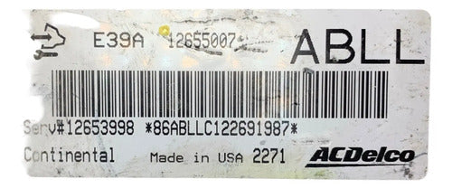 Pcm Computadora Chevrolet Camaro 3.6l 13 12655007 (abll) P3