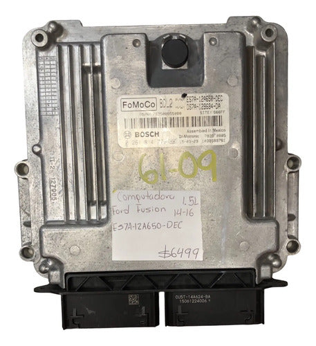 Pcm Computadora Ford Fusion 1.5l A/t 14-16 Es7a-12a650-dec