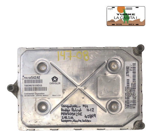 Computadora Jeep Patriot A/t 11-12 P05150542ae