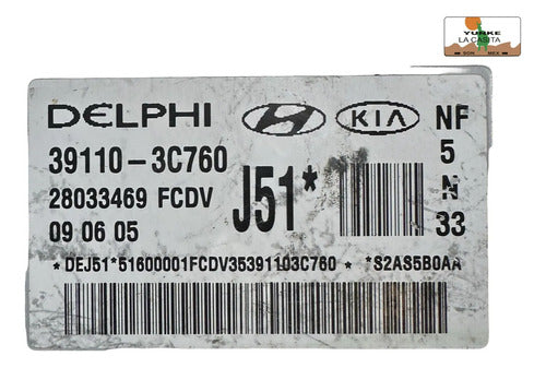 Pcm Computadora Hyundai Sonata 3.3l 06-08 39110-3c760 P8