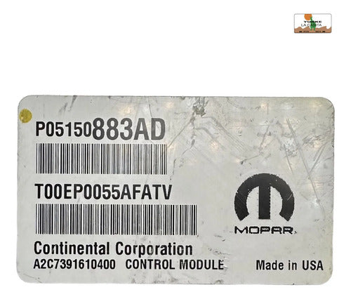 Computadora Dodge Charger 3.6l 2015 P05150883ad