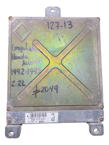Computadora Honda Accord 2.2l 92-93 37820-pt6-l51 (6la)