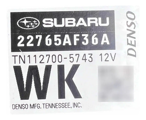Pcm Computadora Subaru Outback 2.5l 15-18 22765af36a (wk)