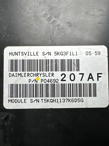Caja De Fusible Jeep Patriot 2.4l 07-08