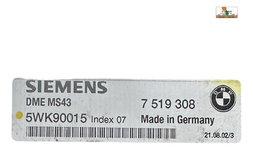 Computadora Bmw 325i 3.0l 02-03 5wk90015